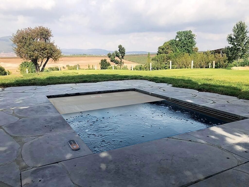 כיסוי PVC נגלל לבריכה