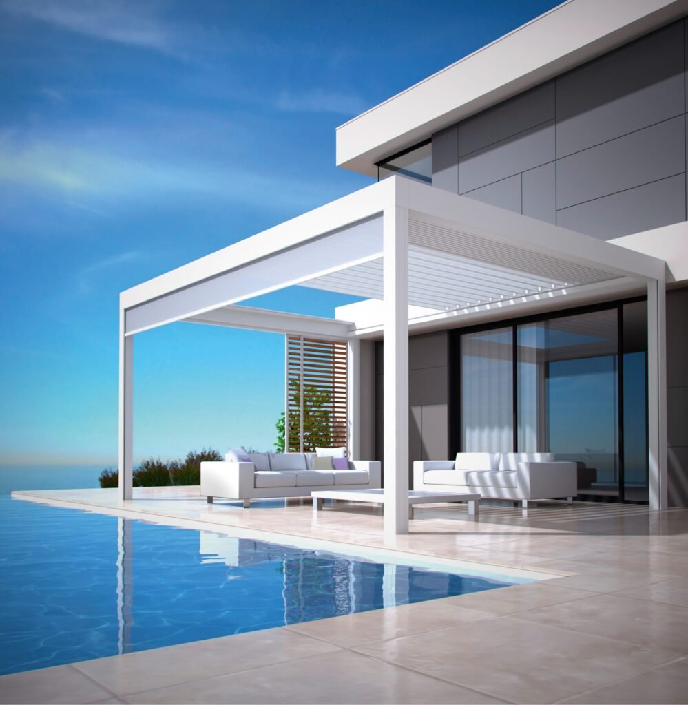 פרגולת אלומיניום מתכווננת