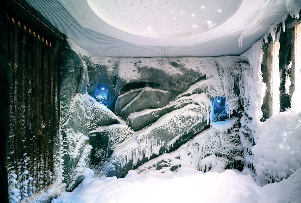 חדר שלג במתחם ספא